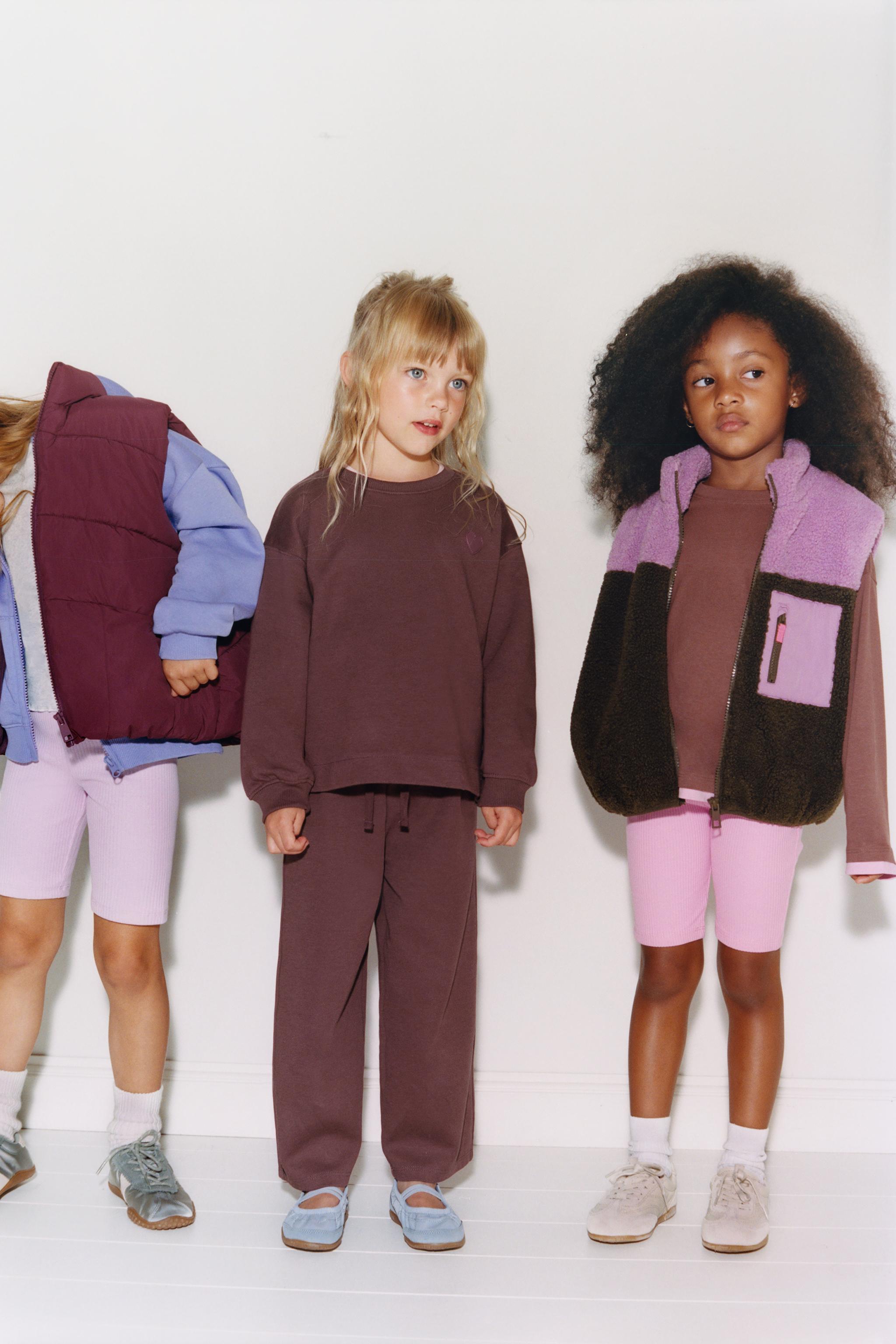 GILET EFFET MOUTON COLOR BLOCK